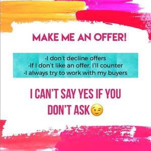 🛍MAKE ME AN OFFER🛍